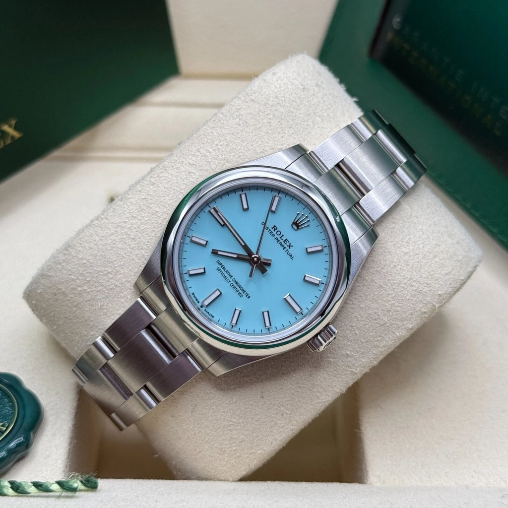 【1:1 Super Clone】 Oyster Perpetual 31mm 277200-0007 Turquoise Dial Oyster Bracelet Watch