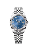 【1:1 Super Clone】  Datejust 41mm 126334 Blue Roman Oyster Stainless Steel Men’s Watch