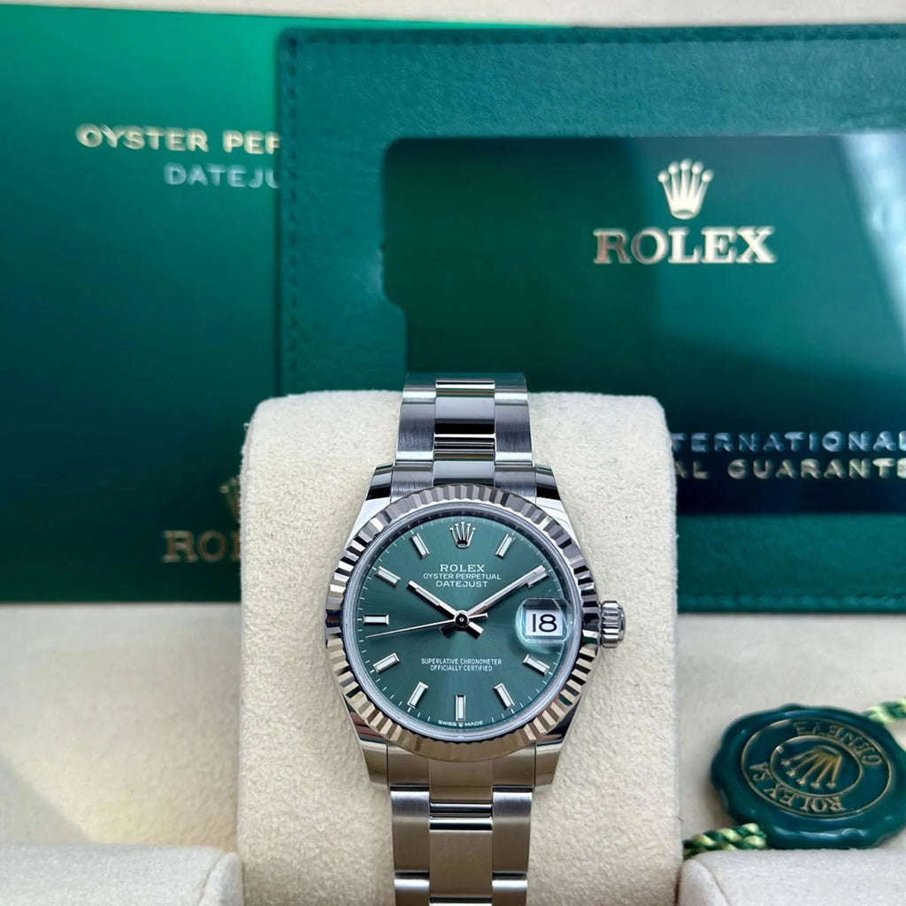 【1:1 Super Clone】 Datejust m278274-0017/0018 Green Dial 31mm Oyster Watch