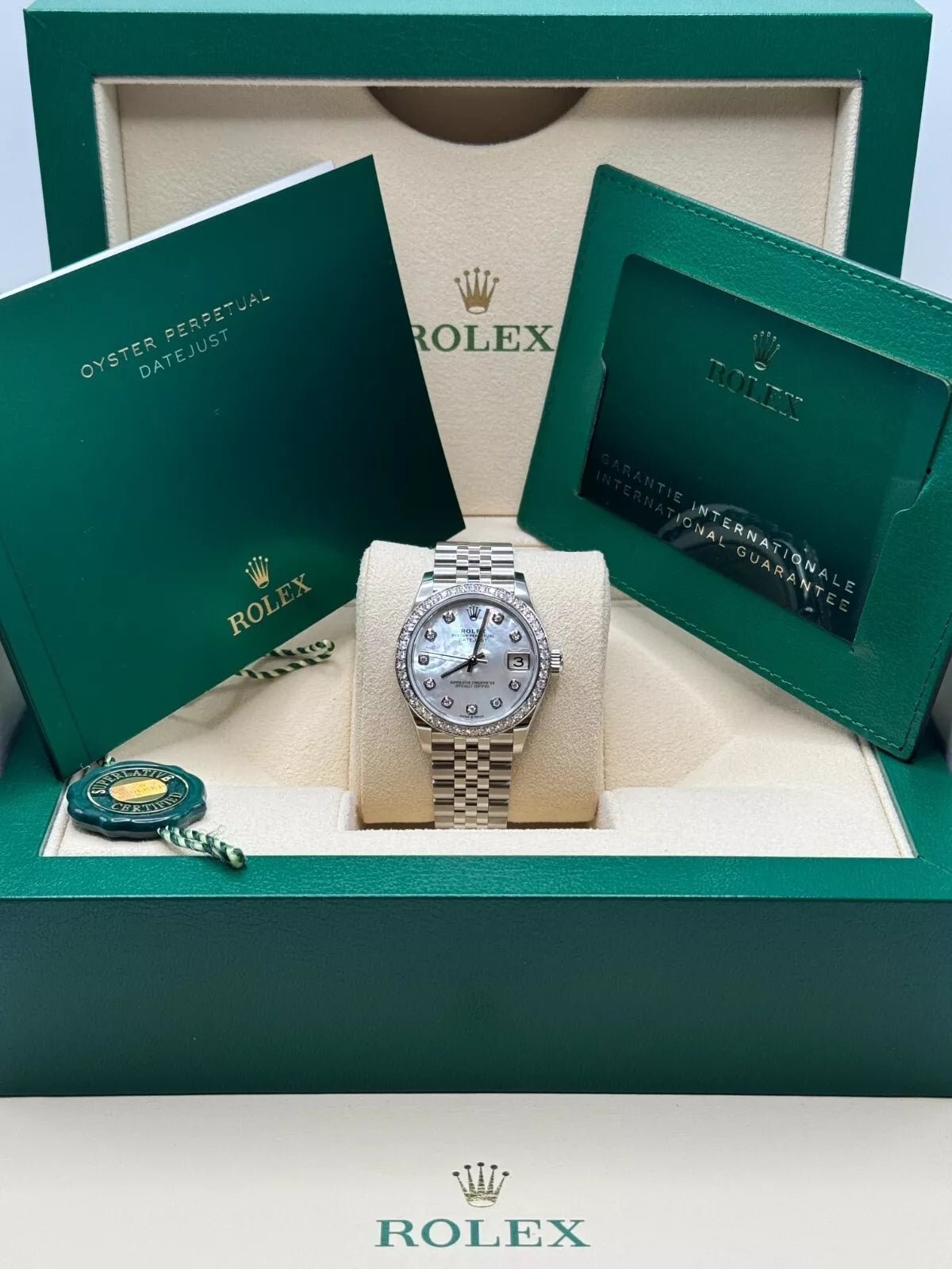 【1:1 Super Clone】 Datejust m278384RBR-0007/0008 Mother-of-Pearl 31mm Dial Oyster Watch