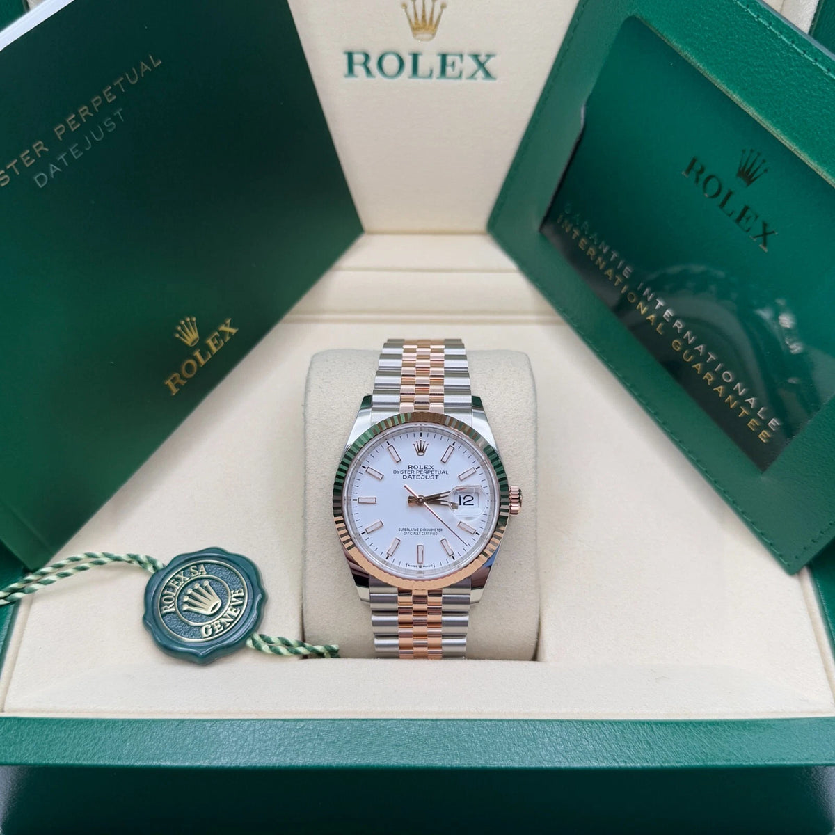 【1:1 Super Clone】  Datejust 36mm 126231 White Dial Jubilee Bracelet