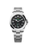 【1:1 Super Clone】  Oyster Perpetual Air King Black Dial Steel Mens Watch 126900 Box Card