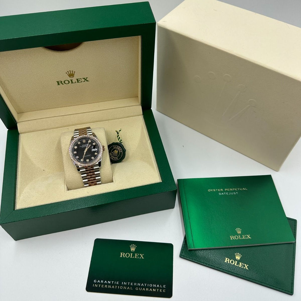 【1:1 Super Clone】  Datejust 36mm 126281 Black Dial Jubilee Bracelet