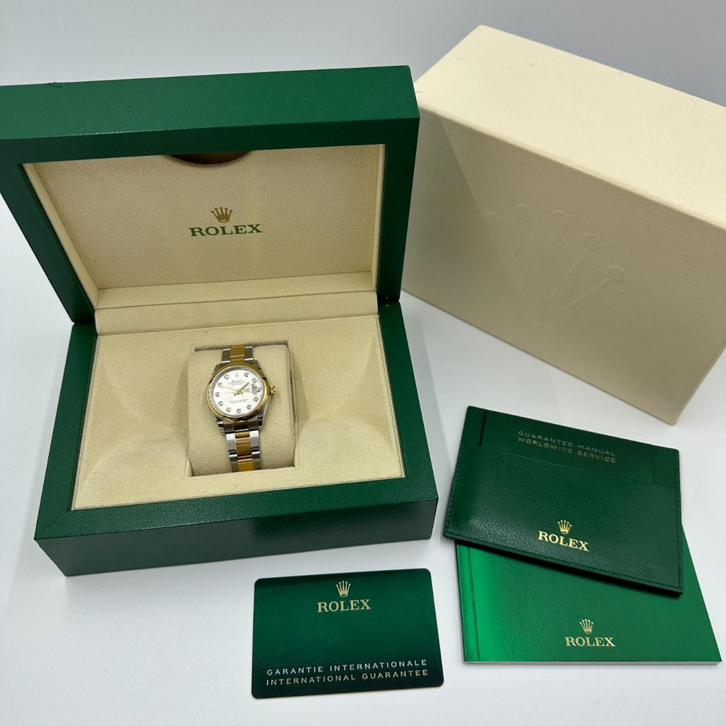 【1:1 Super Clone】 Datejust m278243-0019/0020 31mm Silver Dial Yellow Rolesor Oyster Watch