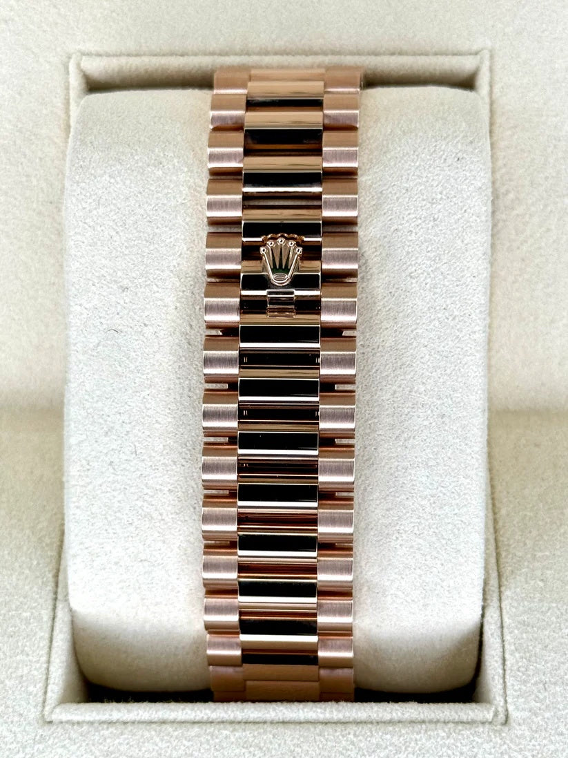 【1:1 Super Clone】 Day-Date "President" 40mm Everose Gold Sundust Roman Dial - 228235