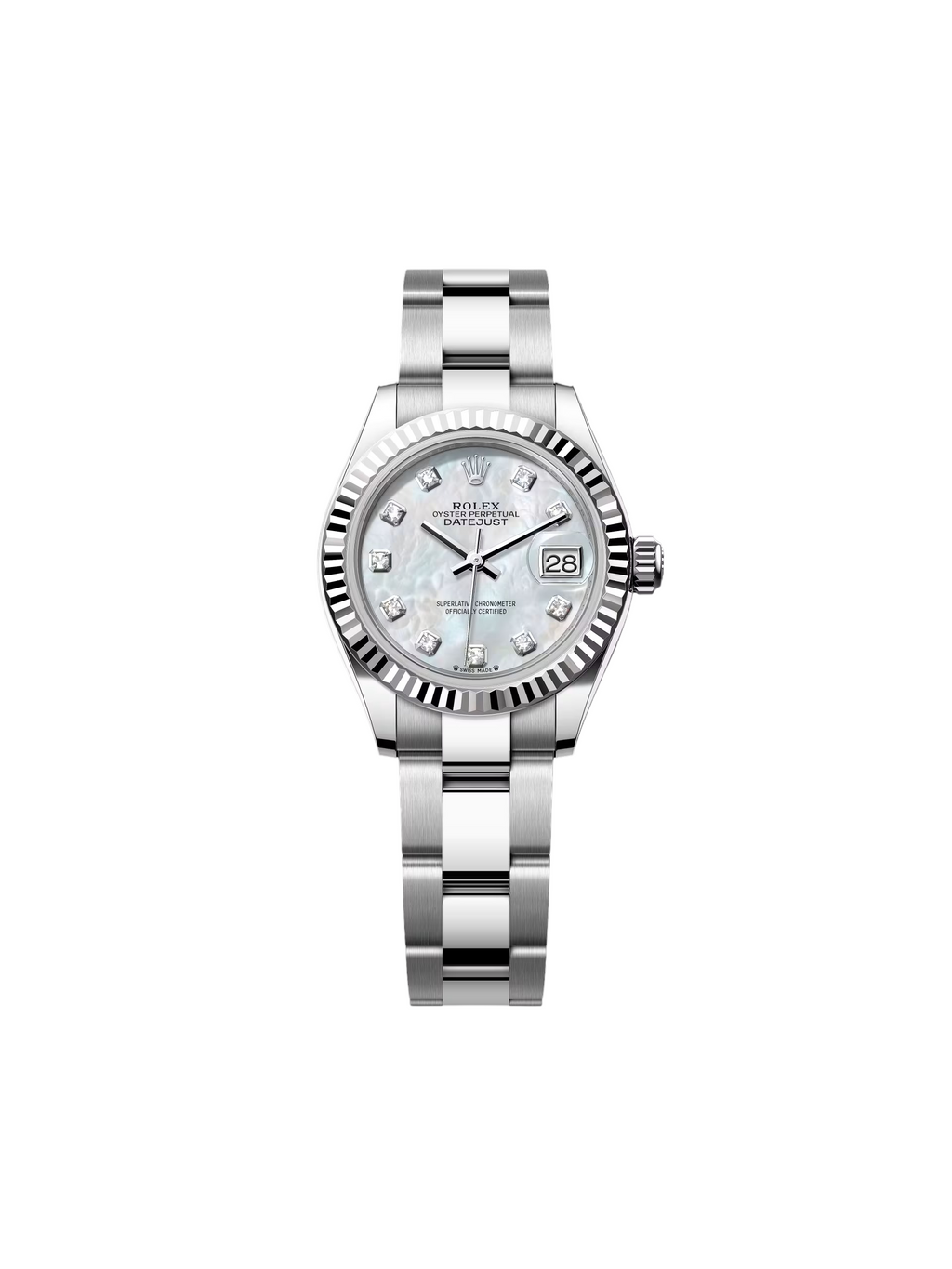 【1:1 Super Clone】 Lady-Datejust 28mm 279174 Mother Of Pearl Diamond Dial Oyster Bracelet