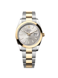 【1:1 Super Clone】 Datejust 41mm 126303 Silver Index Oyster Steel and Yellow Gold Mens Watch
