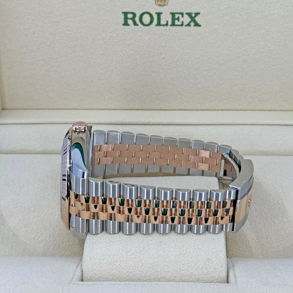 【1:1 Super Clone】 Datejust 41mm 126331 MOP Diamond Jubilee Steel and Rose Gold Watch