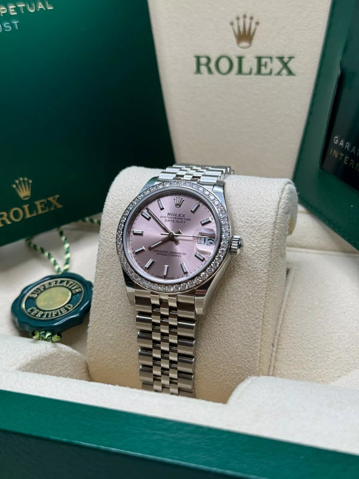 【1:1 Super Clone】 Datejust m278384RBR-0017/0018 Pink 31mm Dial Oyster Watch