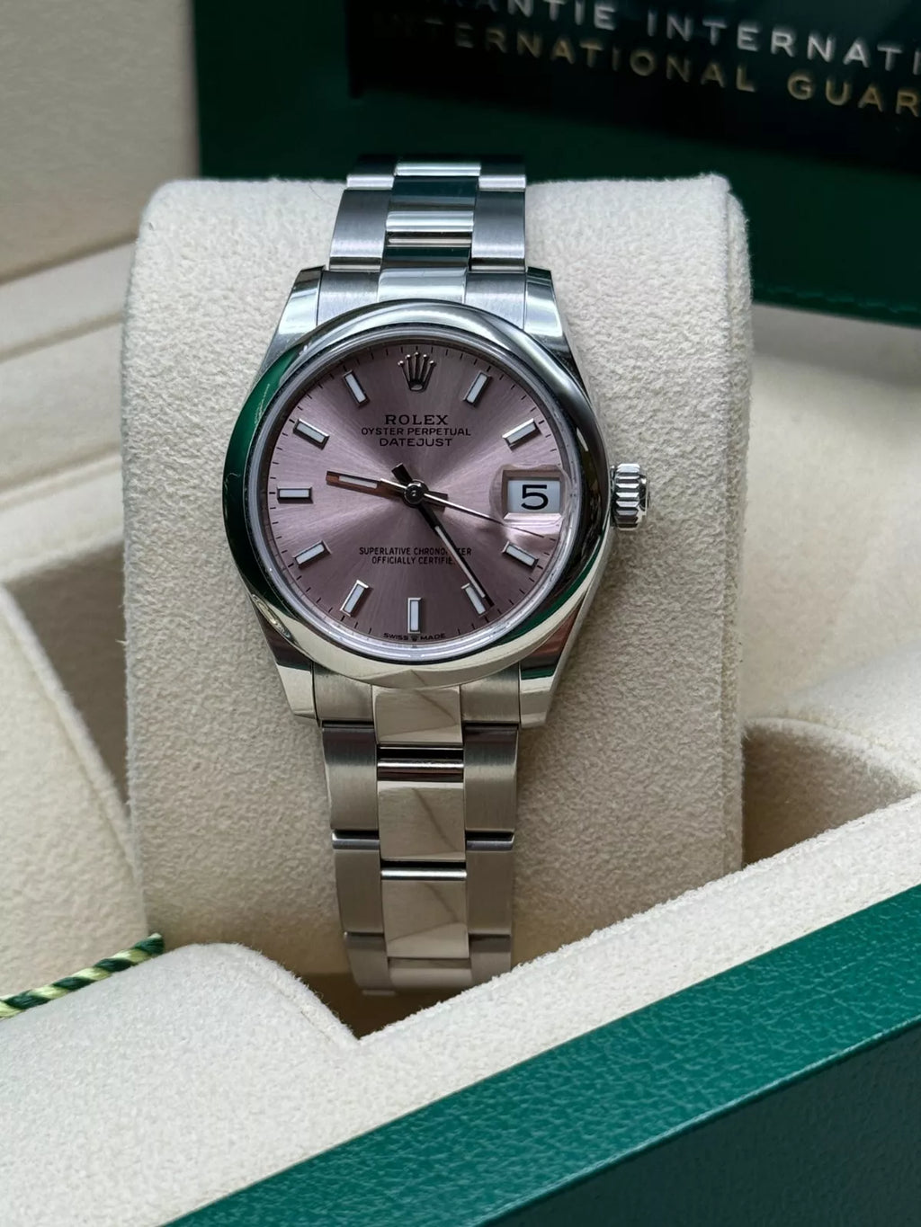 【1:1 Super Clone】 Datejust m278240-0007/0008 31mm Pink Index Domed Bezel Oyster Oystersteel