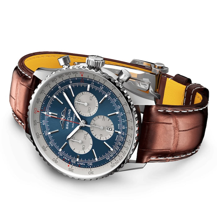 【1:1 Super Clone】Breitling AB0137211C1P1 Navitimer B01 Blue Dial