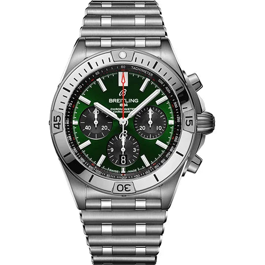 【1:1 Super Clone】Breitling Watch Chronomat B01 42 Bentley Green Bracelet