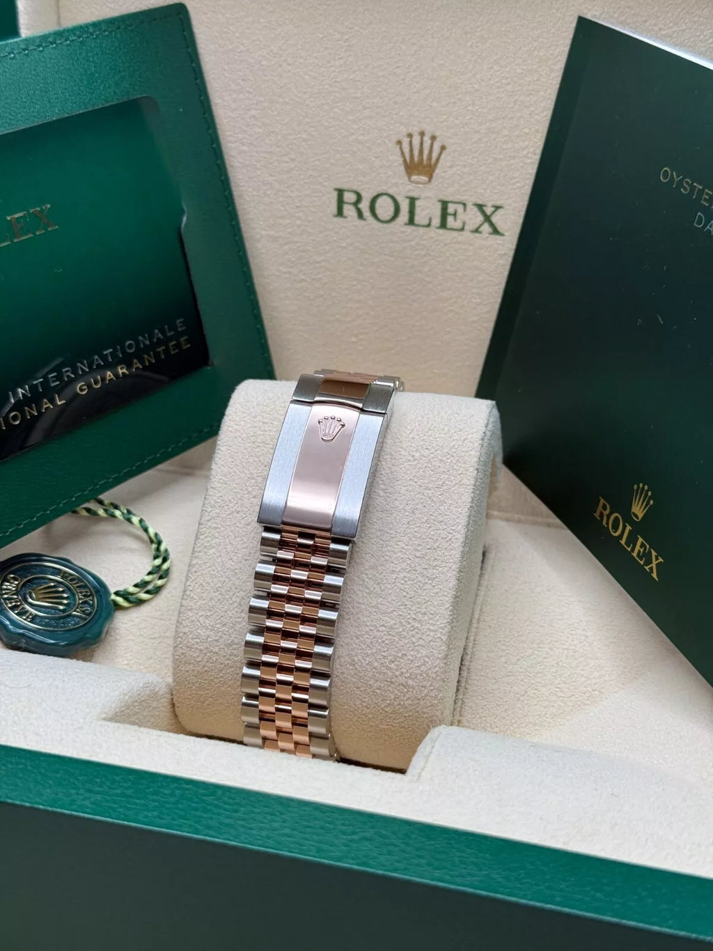 【1:1 Super Clone】  Datejust 36mm 126281 Silver Palm Motif Diamond Dial Oyster Bracelet