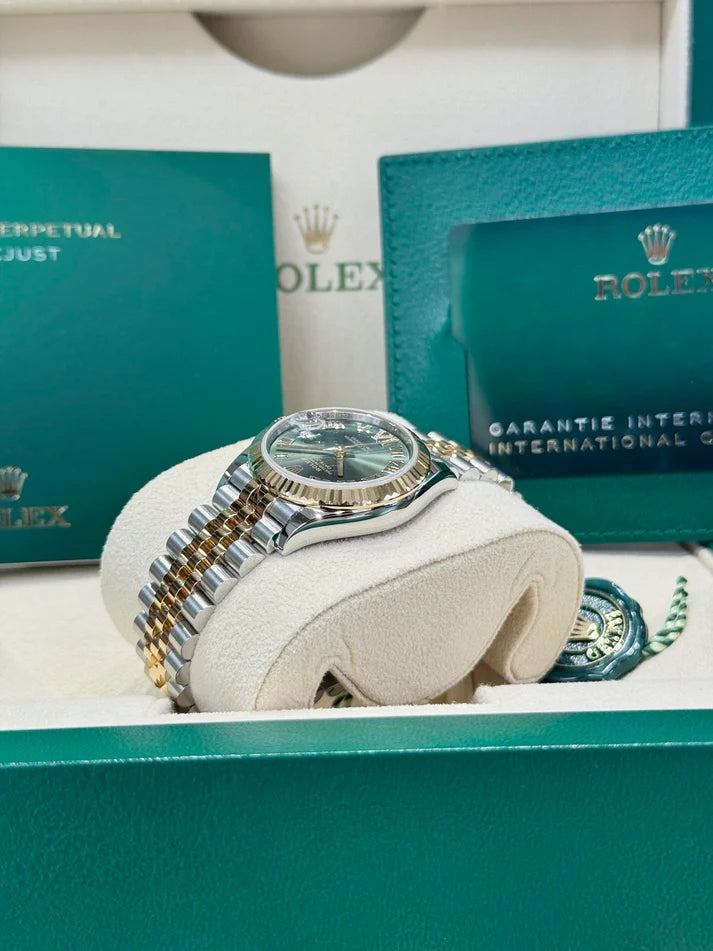 【1:1 Super Clone】 Datejust m278273-0015/0016 31mm Olive Green Dial Stainless Steel and Yellow Gold Oyster Watch