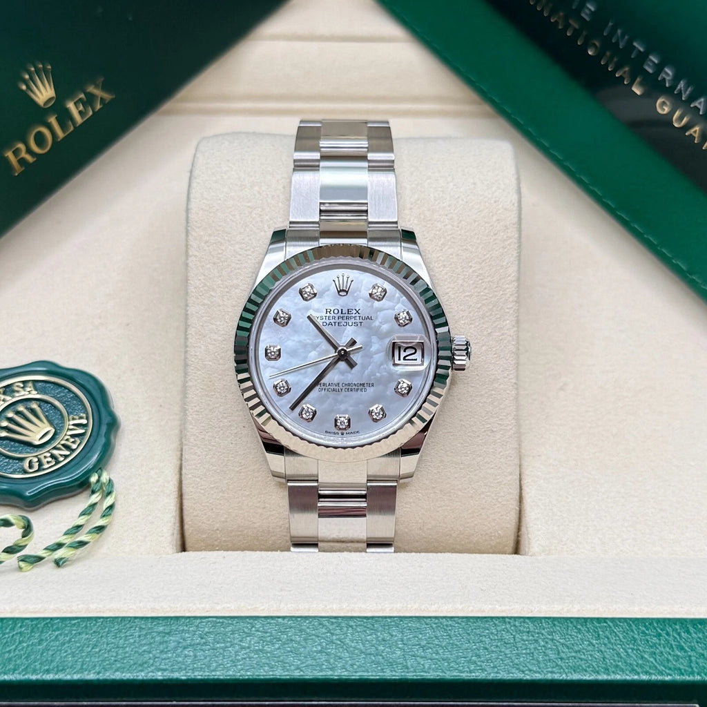 【1:1 Super Clone】 Datejust m278384RBR-0007/0008 Mother-of-Pearl 31mm Dial Oyster Watch