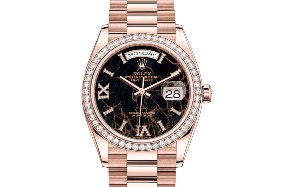 LadyRolex DAY-DATE 36，128345RBR