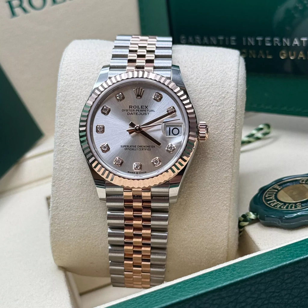 【1:1 Super Clone】 Datejust m278271-0015/0016 Silver 31mm Dial Oyster Bracelet Watch