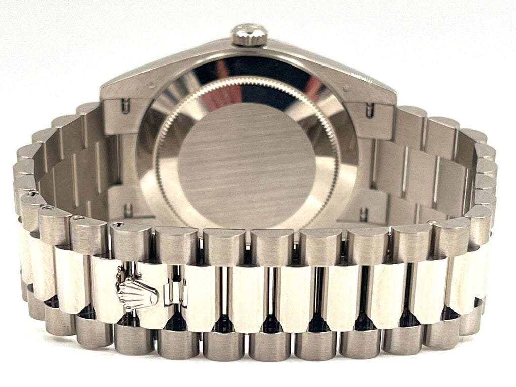 【1:1 Super Clone】  Day-Date "President" 40mm White Gold Blue Roman Dial - 228239