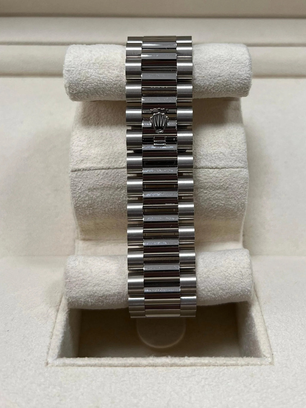 【1:1 Super Clone】  Day-Date "President" 40mm White Gold Black Diamond Baguette Dial - 228239