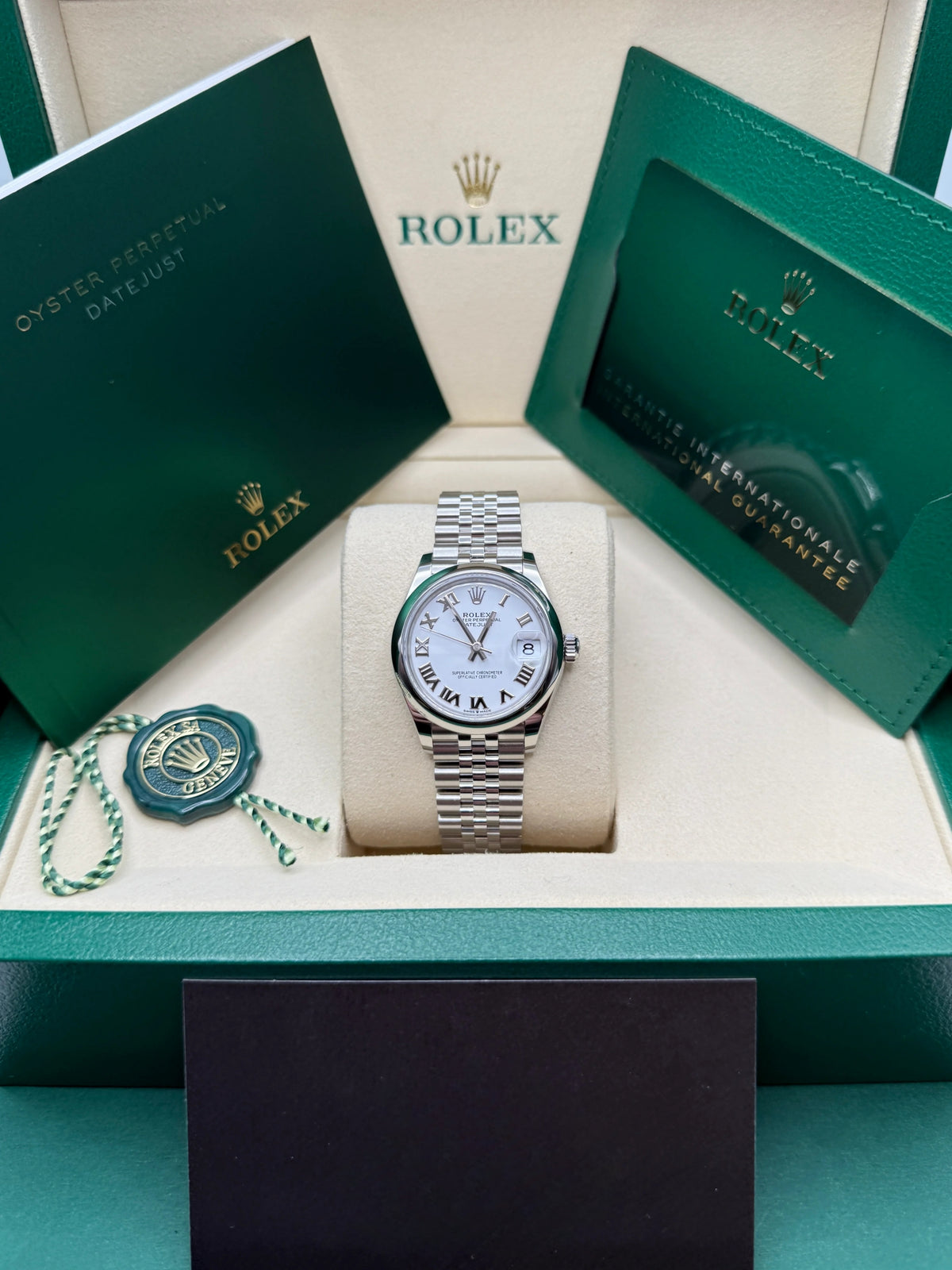 【1:1 Super Clone】 Datejust m278240-0003/0004 31mm White Roman Domed Bezel Oyster Oystersteel