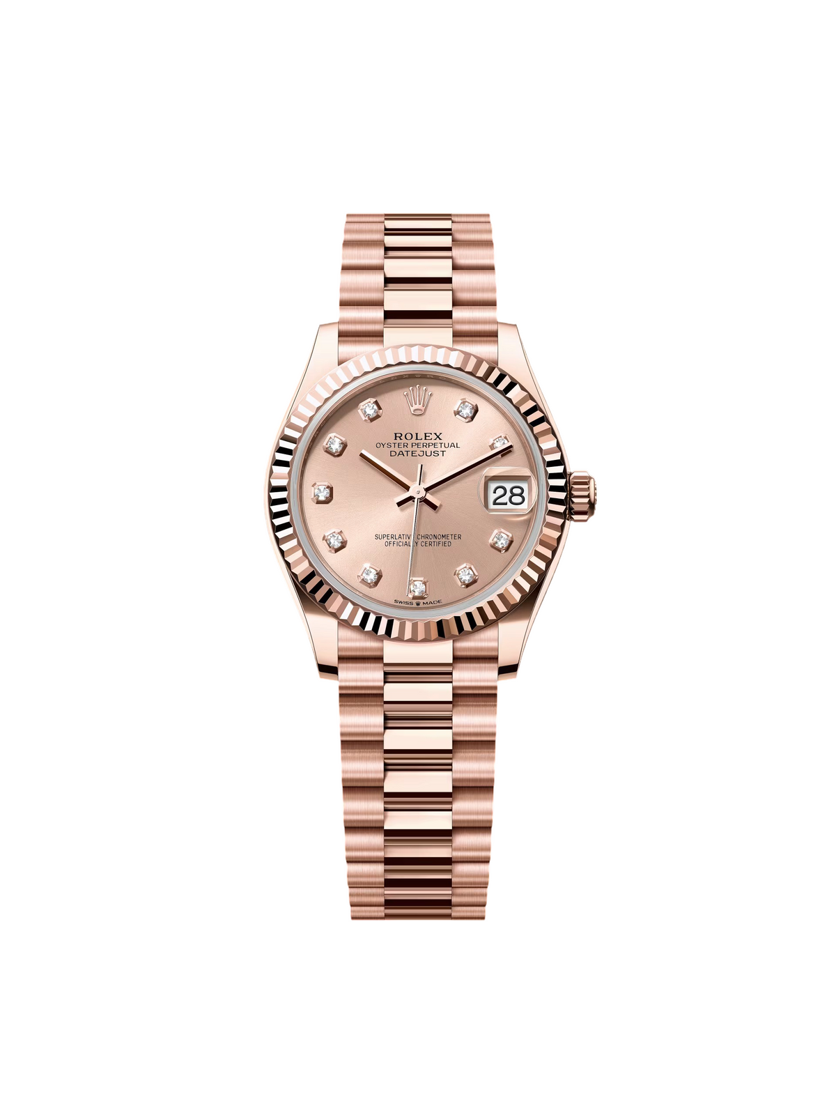 【1:1 Super Clone】 Datejust m278275-0031 Rosé Dial 31mm