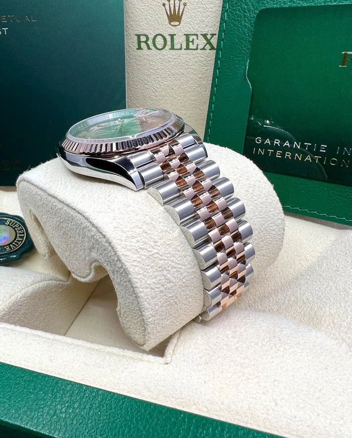 【1:1 Super Clone】  Datejust 36mm 126231 Rose Dial Oyster Bracelet