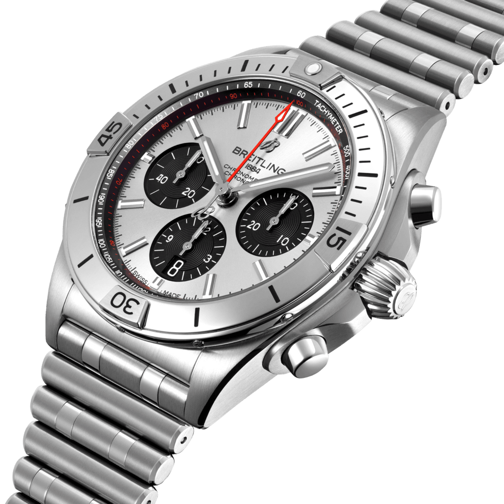 【1:1 Super Clone】Breitling Watch Chronomat B01 42 Silver Bracelet