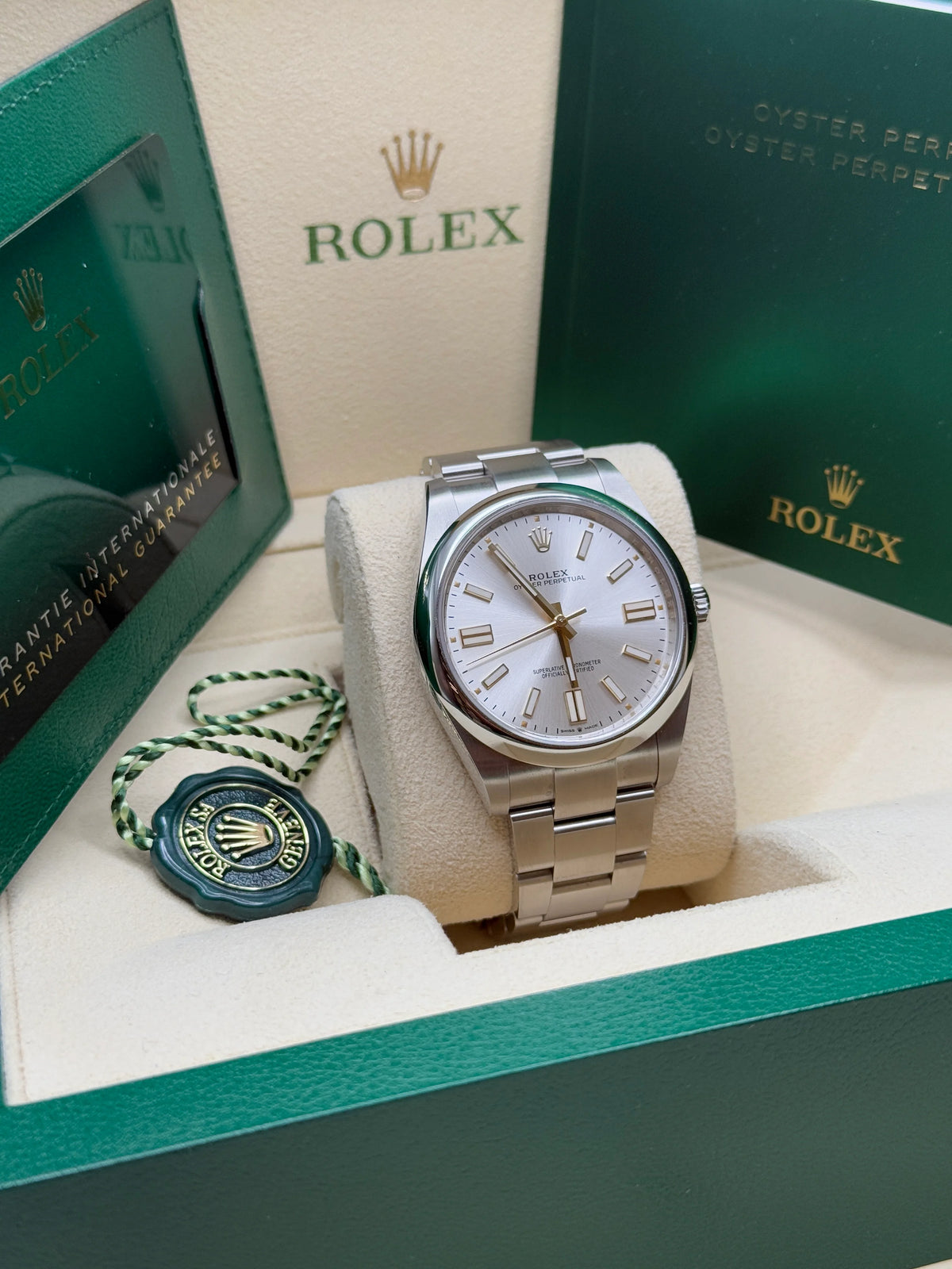 【1:1 Super Clone】 Oyster Perpetual 36mm 126000-0001 Silver Dial Oyster Bracelet