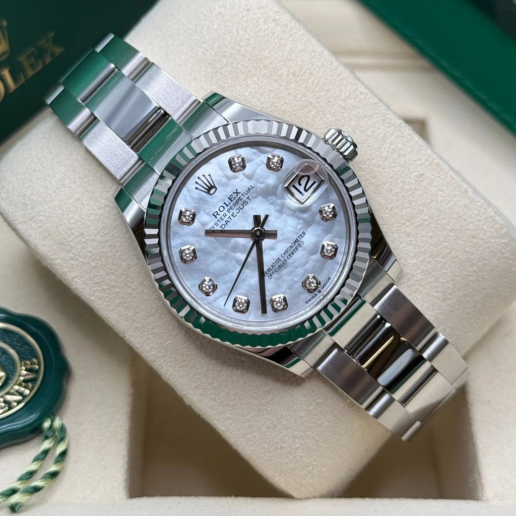 【1:1 Super Clone】 Datejust m278384RBR-0007/0008 Mother-of-Pearl 31mm Dial Oyster Watch