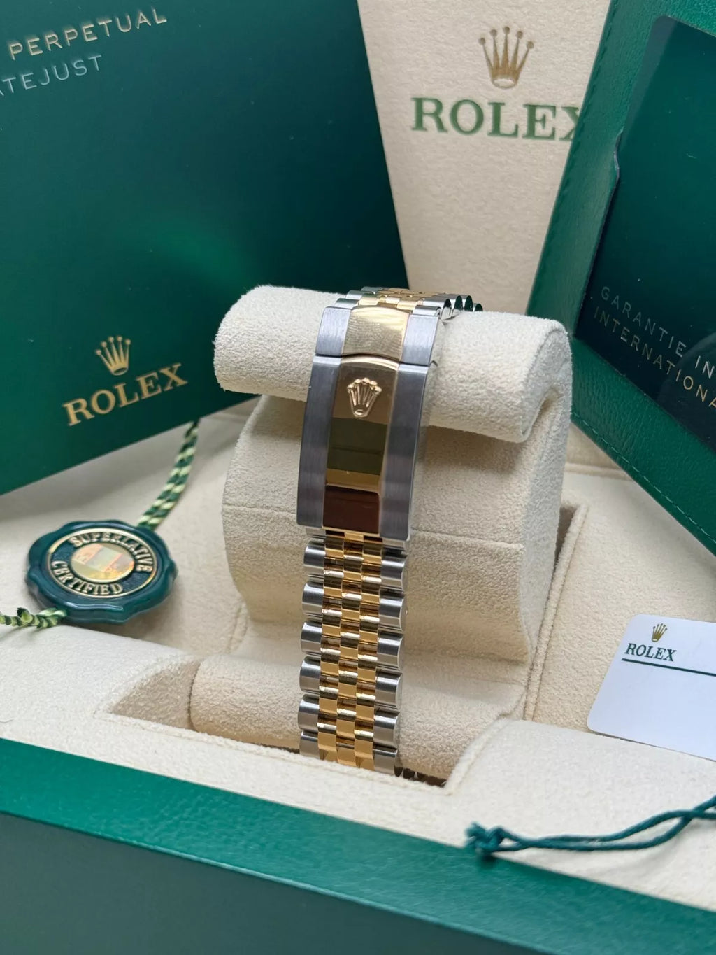 【1:1 Super Clone】  Datejust 41mm 126333 White Index Oyster Steel and Yellow Gold Mens Watch
