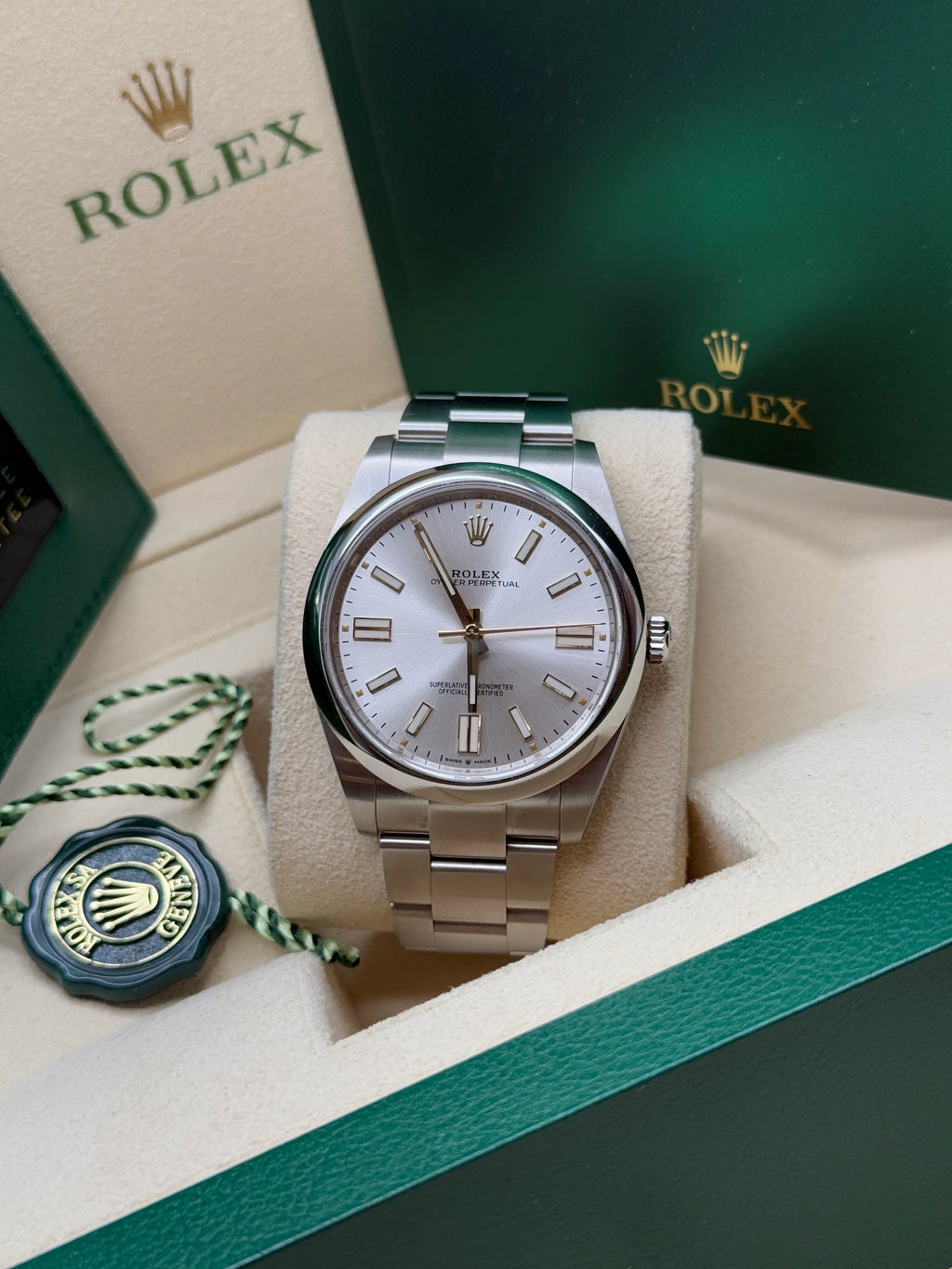 【1:1 Super Clone】 Oyster Perpetual 36mm 126000-0001 Silver Dial Oyster Bracelet