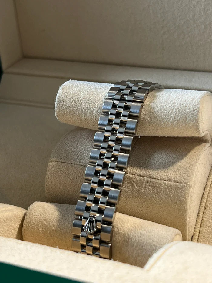 【1:1 Super Clone】 Lady-Datejust 28mm 279384RBR White Mother-of-Pearl Dial Oyster Bracelet