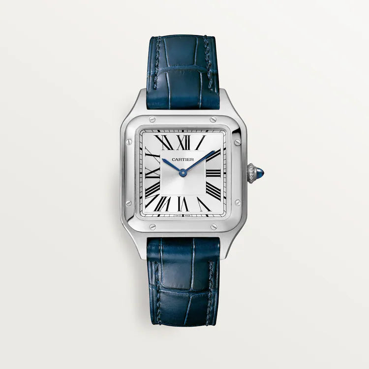 【1:1 Super Clone】SANTOS-DUMONT Blue Strap 38mm