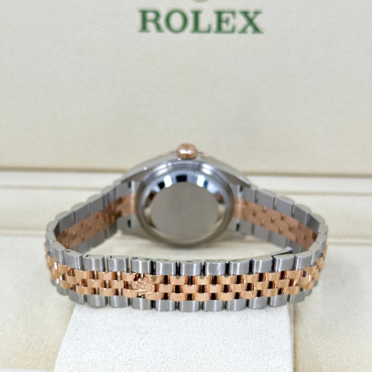 【1:1 Super Clone】 Lady-Datejust 28mm 279171 Chocolate Roman Oyster Stainless Steel and Rose Gold