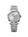 【1:1 Super Clone】  Day-Date "President" 40mm Silver Diamonds Dial  228236-0002