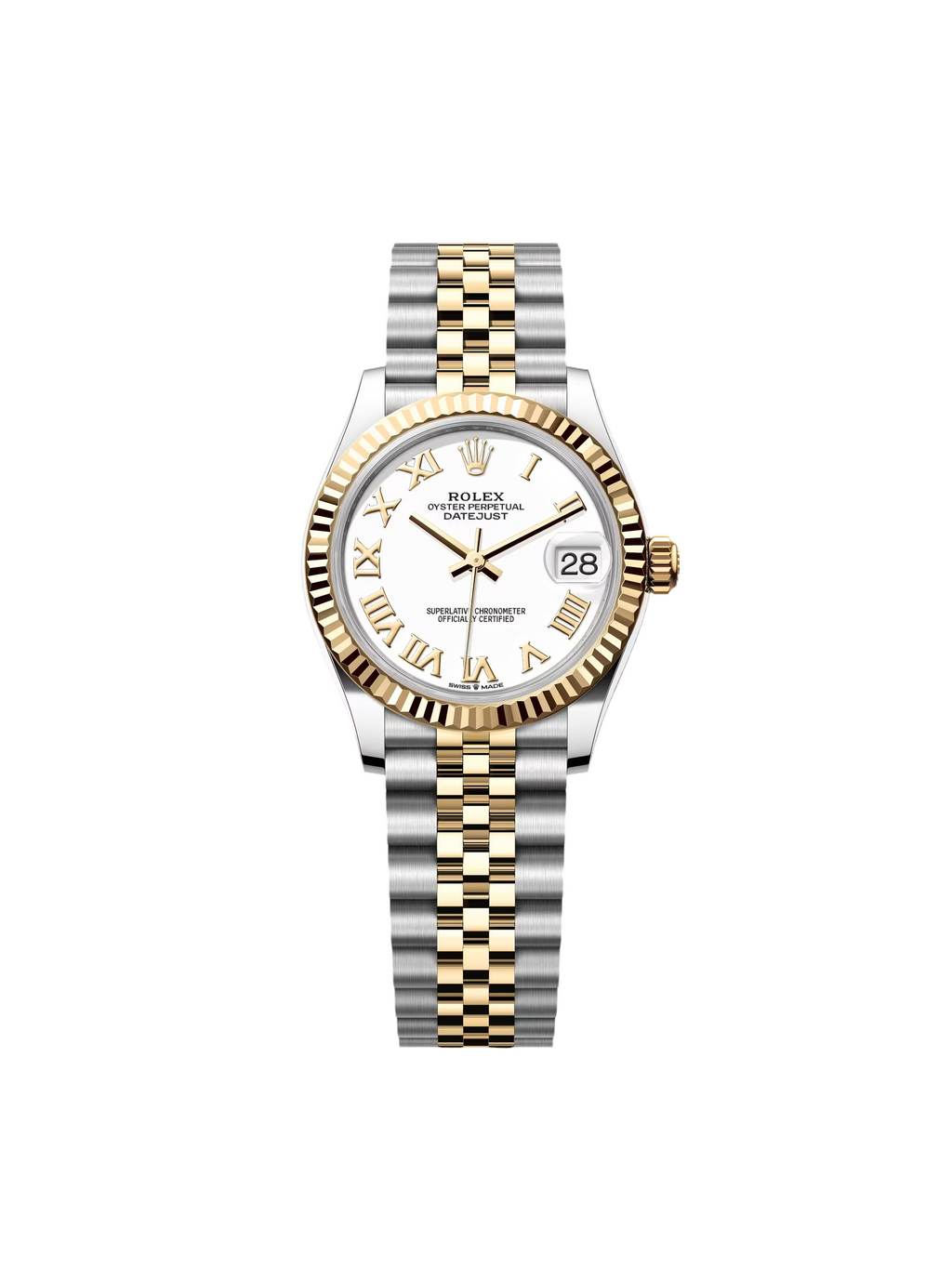 【1:1 Super Clone】 Datejust m278273-0001/0002 31mm White Dial Stainless Steel and Yellow Gold Oyster Watch