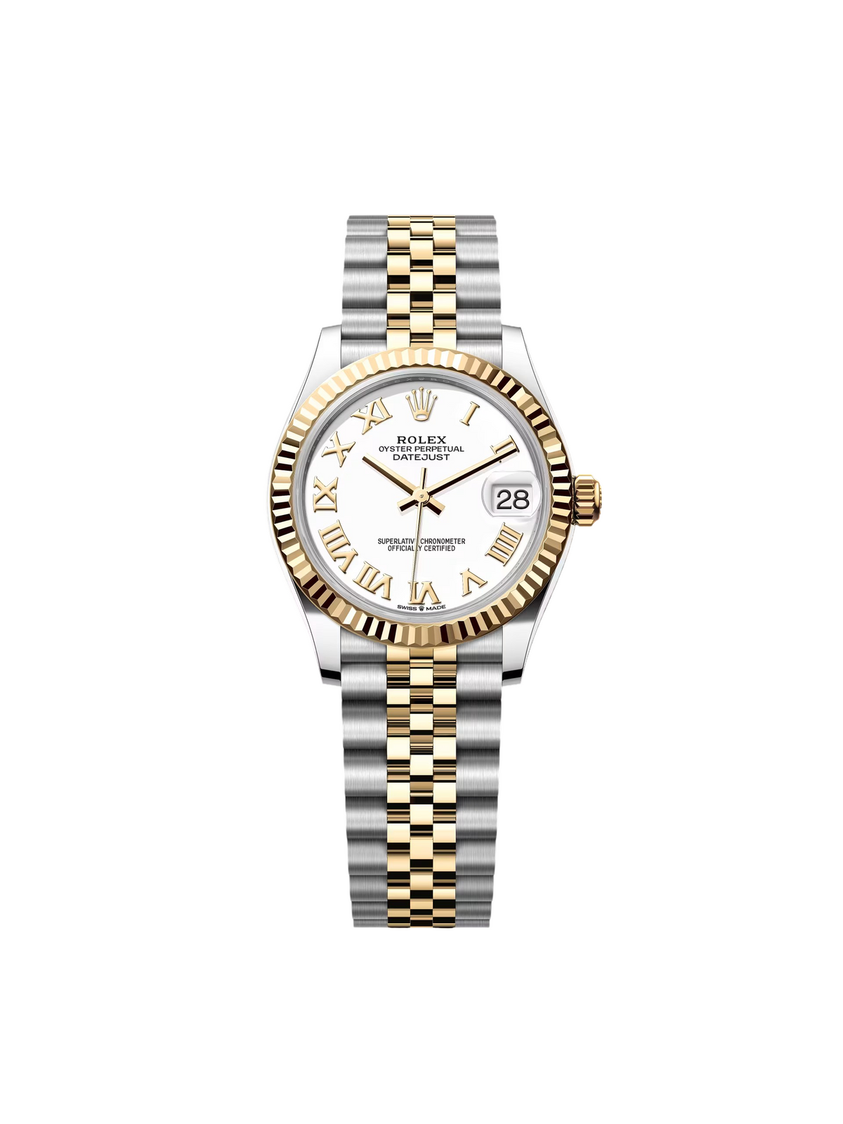 【1:1 Super Clone】 Datejust m278273-0001/0002 31mm White Dial Stainless Steel and Yellow Gold Oyster Watch