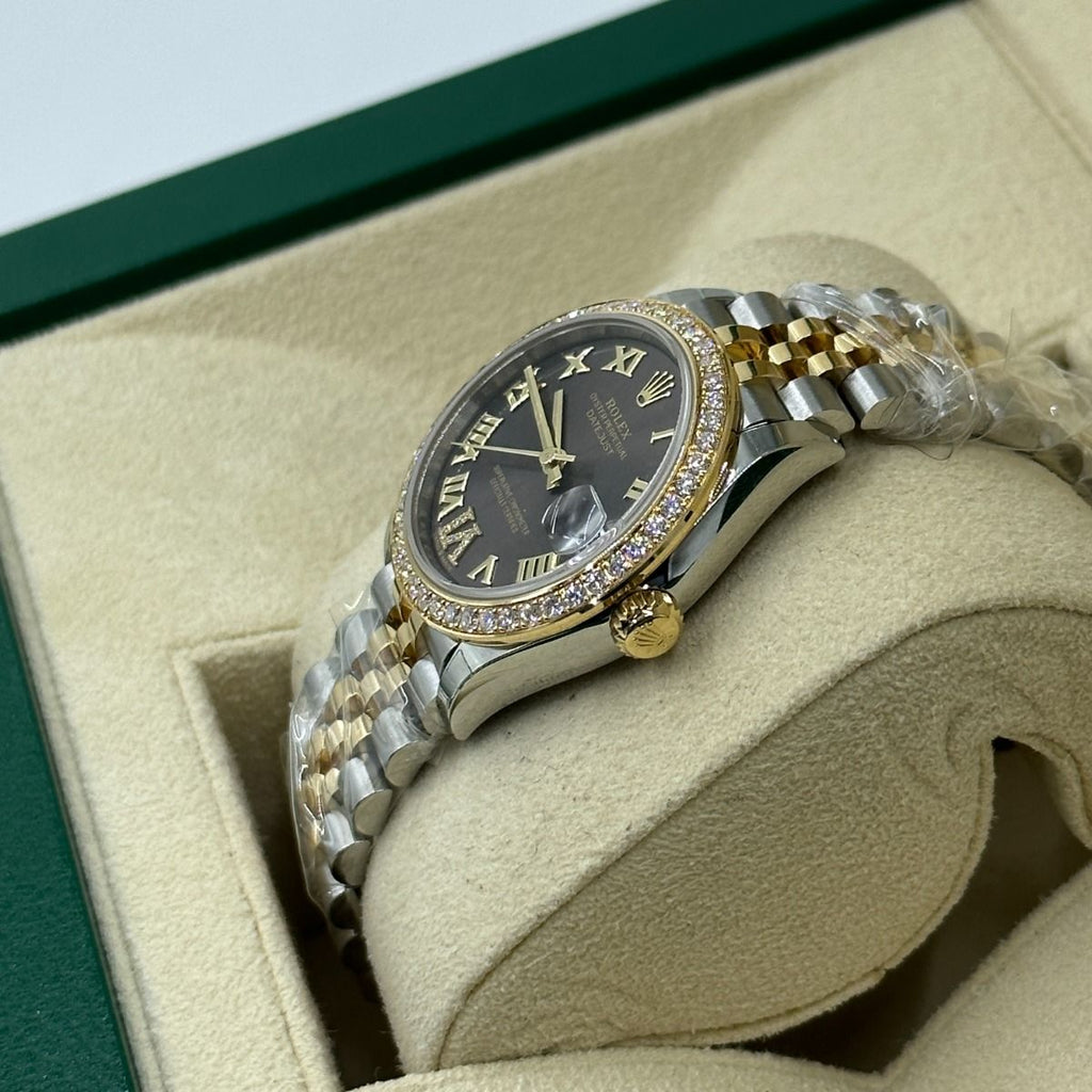 【1:1 Super Clone】 Datejust m278383RBR-0017/0018 31mm Dark Grey Dial Oyster Bracelet