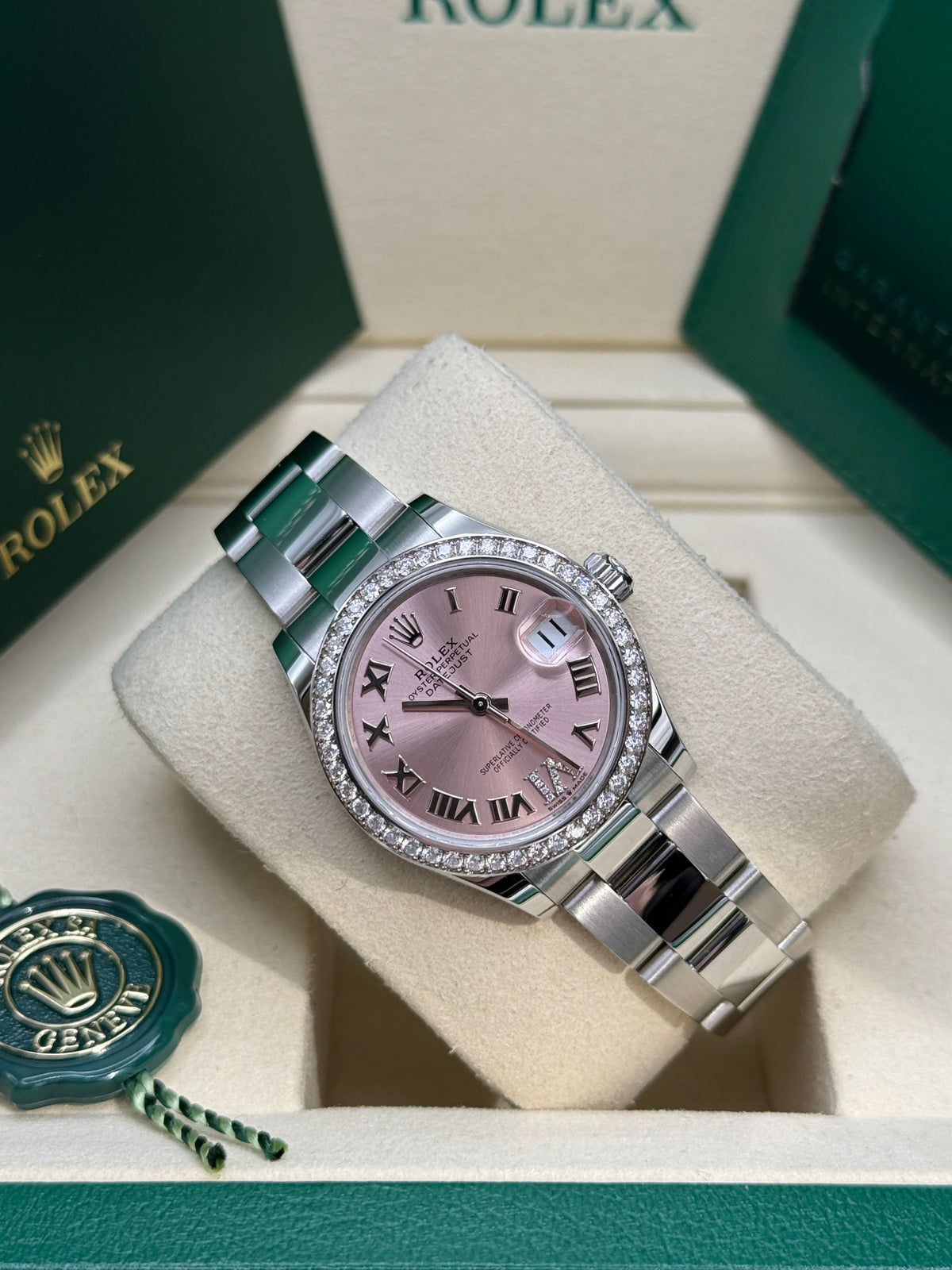 【1:1 Super Clone】 Datejust m278384RBR-0027/0028 Pink 31mm Dial Oyster Watch