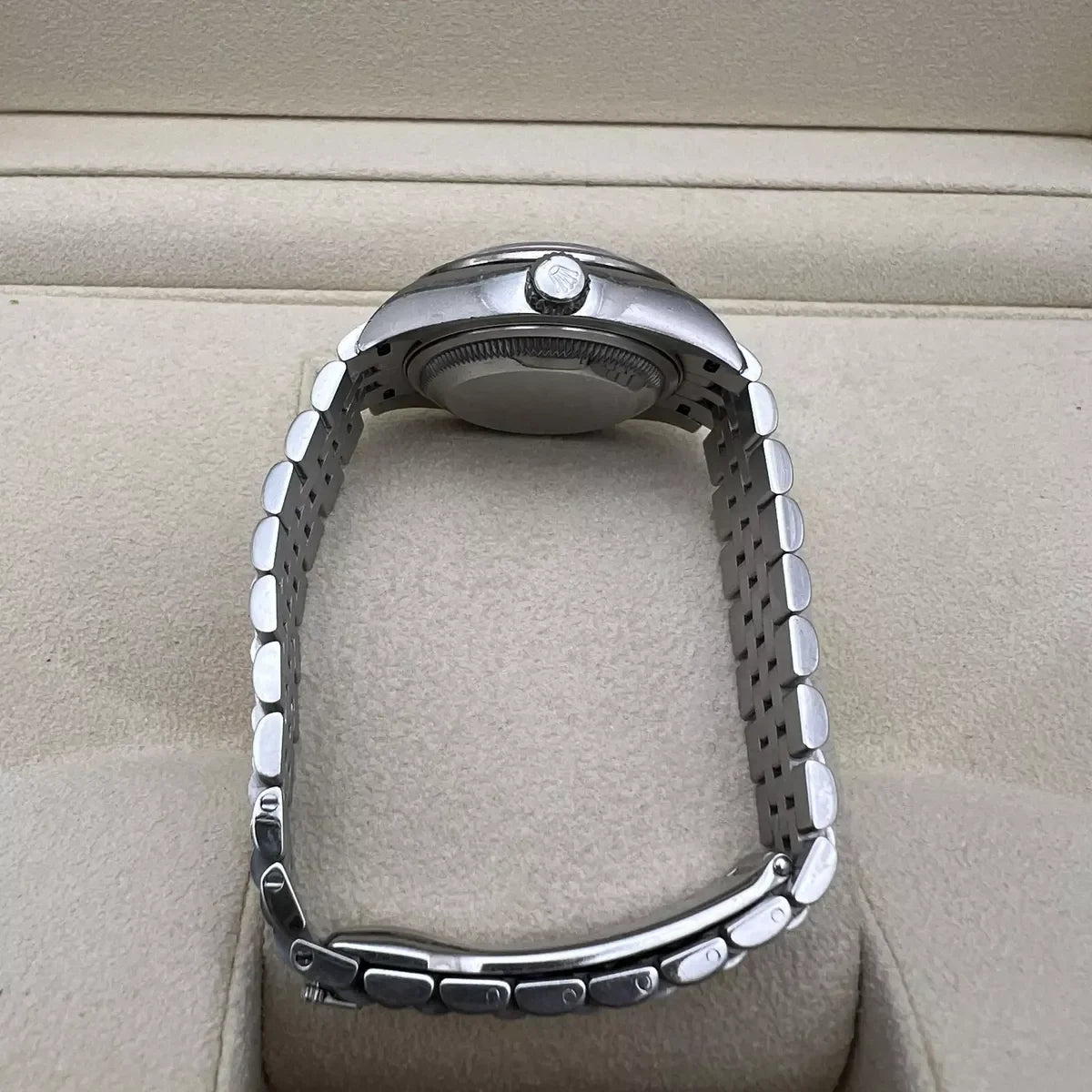 【1:1 Super Clone】 Lady-Datejust 28mm 279384RBR Silver Diamond Dial & Diamond Bezel, Stainless Steel Jubilee Bracelet Women's Watch