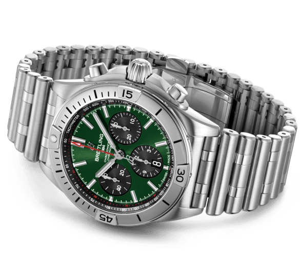 【1:1 Super Clone】Breitling Watch Chronomat B01 42 Bentley Green Bracelet