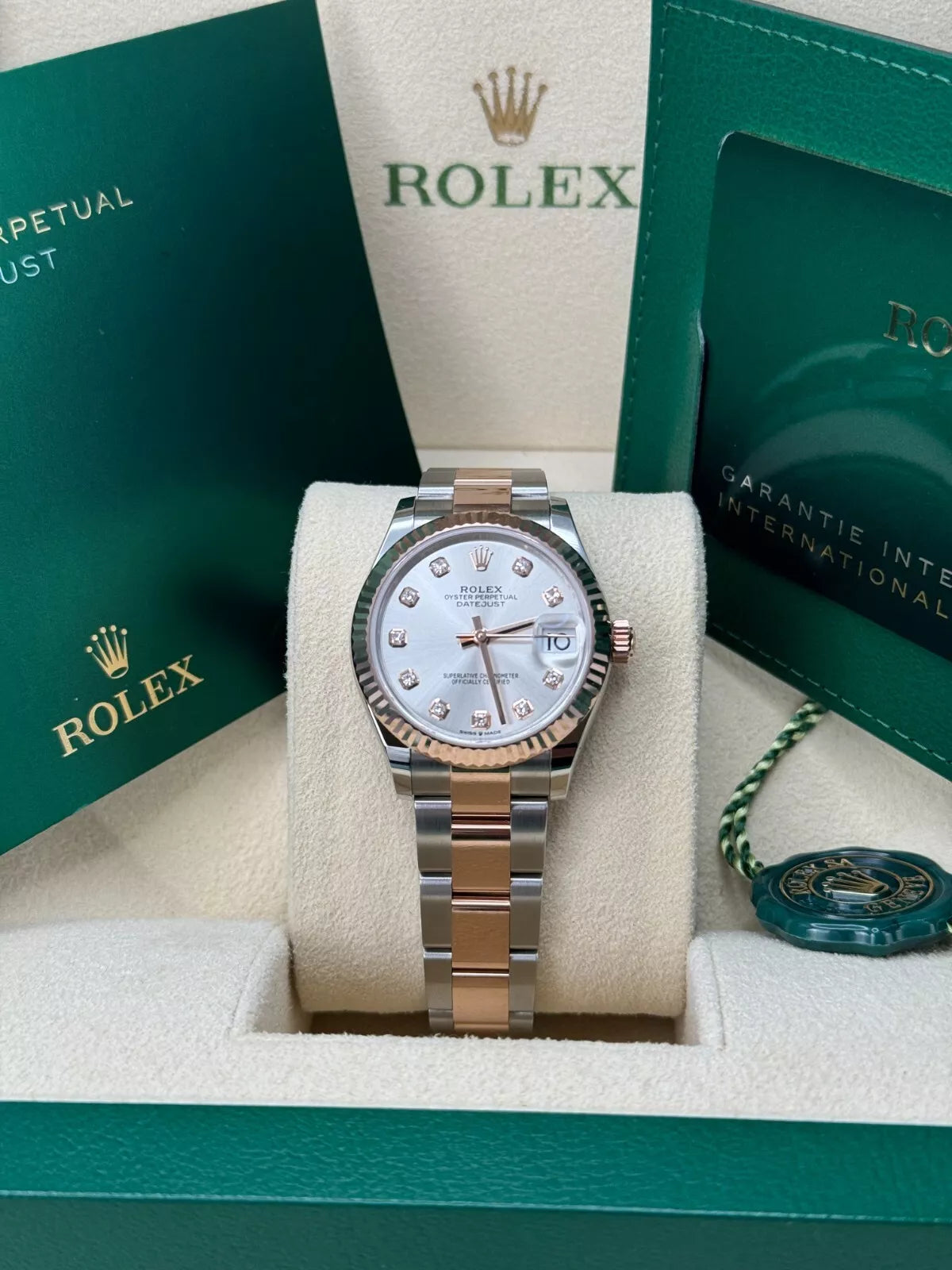 【1:1 Super Clone】 Datejust m278271-0015/0016 Silver 31mm Dial Oyster Bracelet Watch