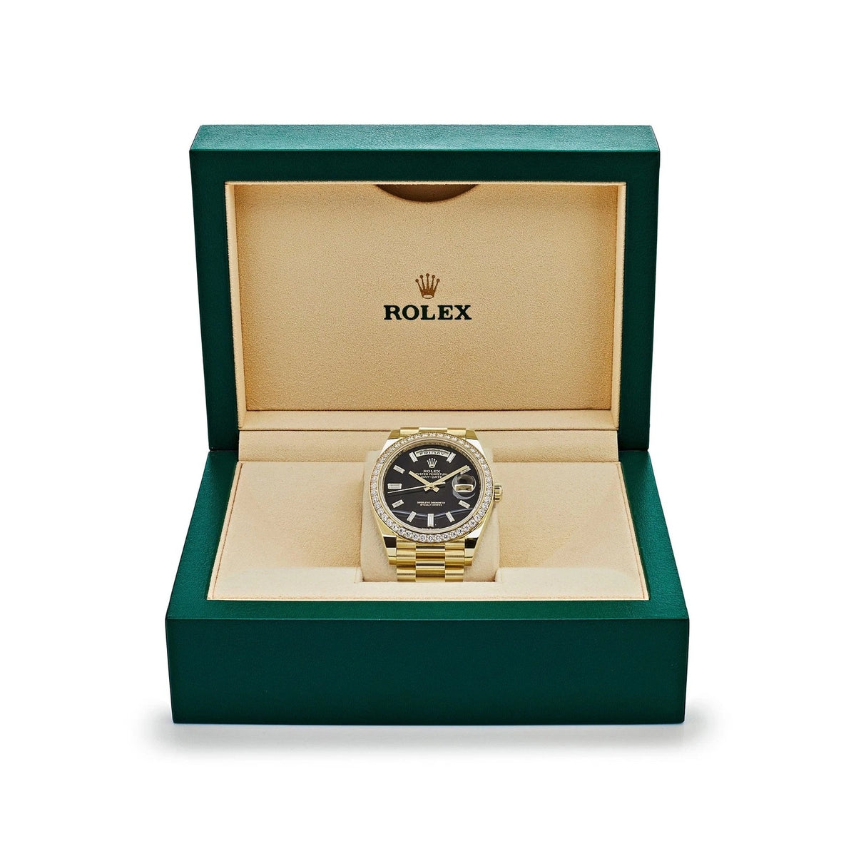 【1:1 Super Clone】 Day-Date 40mm Black Onyx Dial 228348RBR-0039