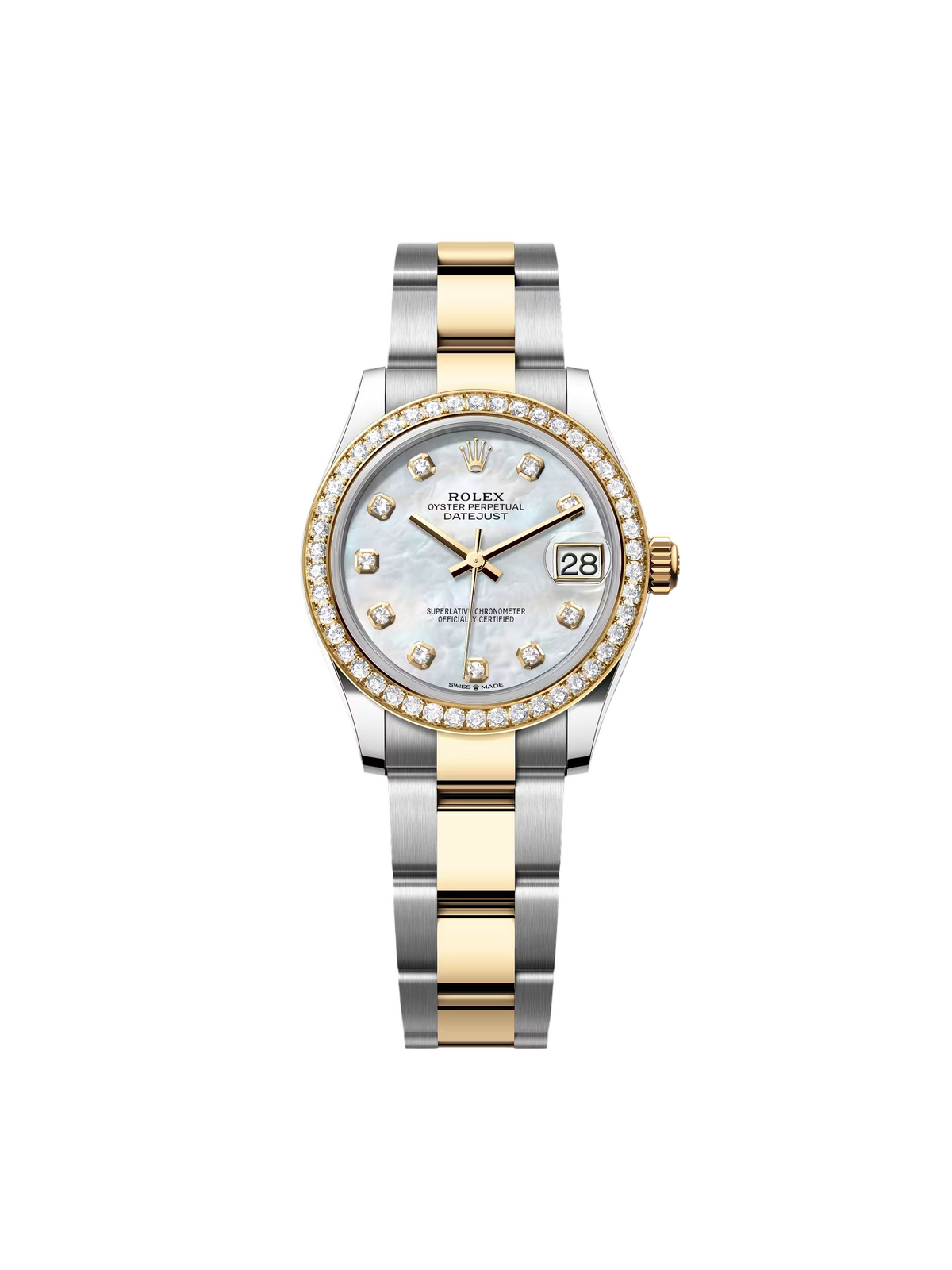 【1:1 Super Clone】 Datejust m278383-0027/0028 31mm Mother of Pearl Dial Oyster Bracelet
