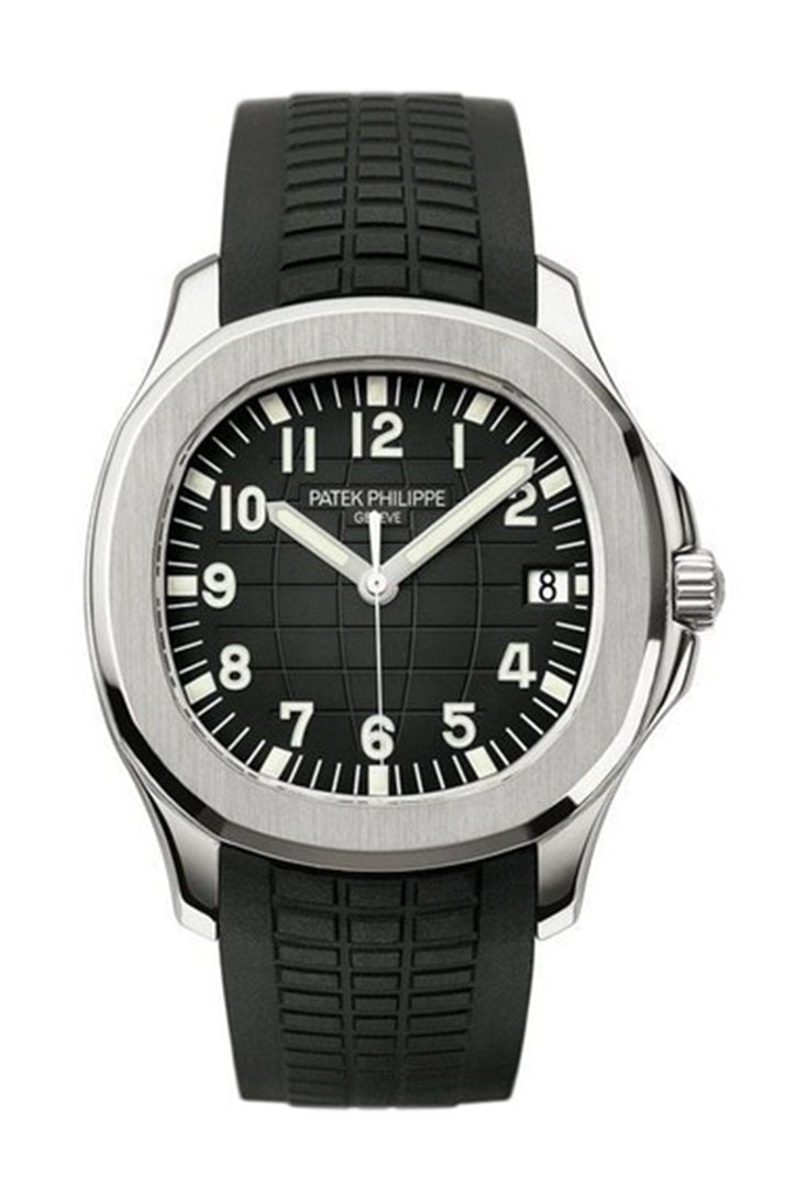 【1:1 Super Clone】Patek Philippe Aquanaut Automatic Black Dial Stainless Steel Men's Watch 5167A-001