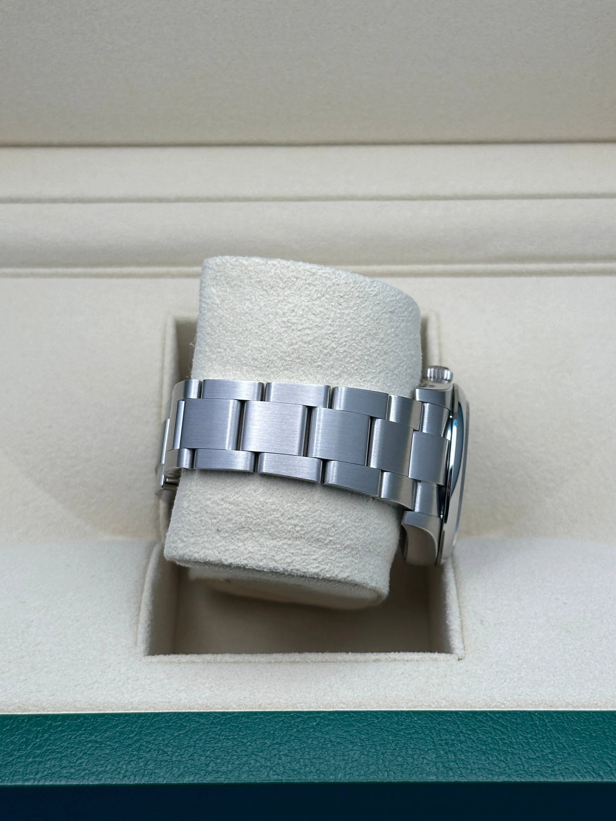 【1:1 Super Clone】 Oyster Perpetual 34mm 124200  Blue Dial Oyster Stainless Steel Bracelet