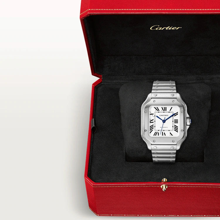 【1:1 Super Clone】SANTOS Classic Silver 35mm