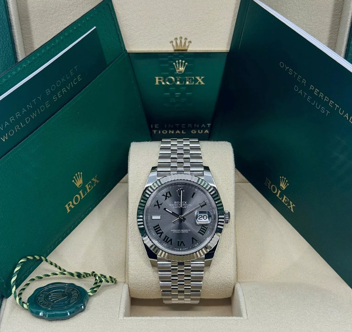 【1:1 Super Clone】  Datejust 36mm 126234 Datejust Slate Roman Dial Jubilee Watch