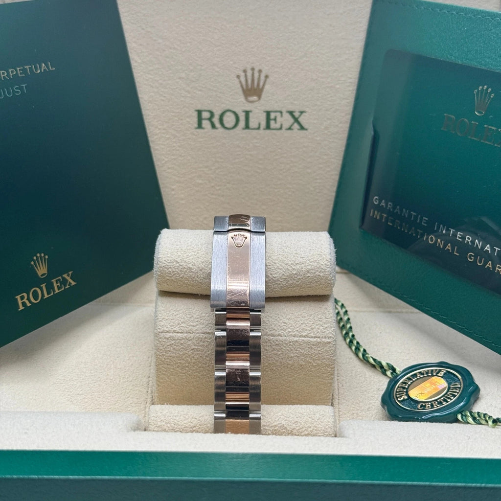 【1:1 Super Clone】 Lady-Datejust 28mm 279171 Pink Roman Oyster Stainless Steel and Rose Gold