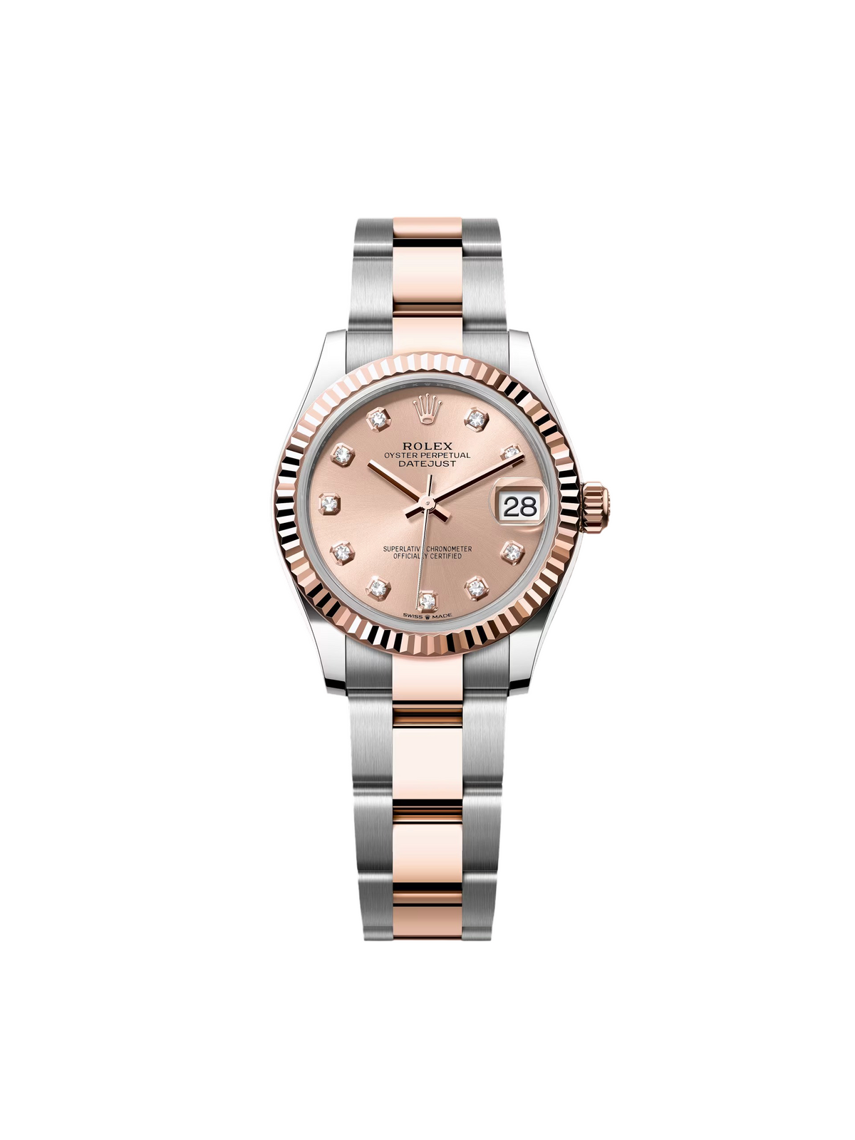 【1:1 Super Clone】 Datejust m278271-0023/0024 Rose 31mm Dial Oyster Bracelet Watch